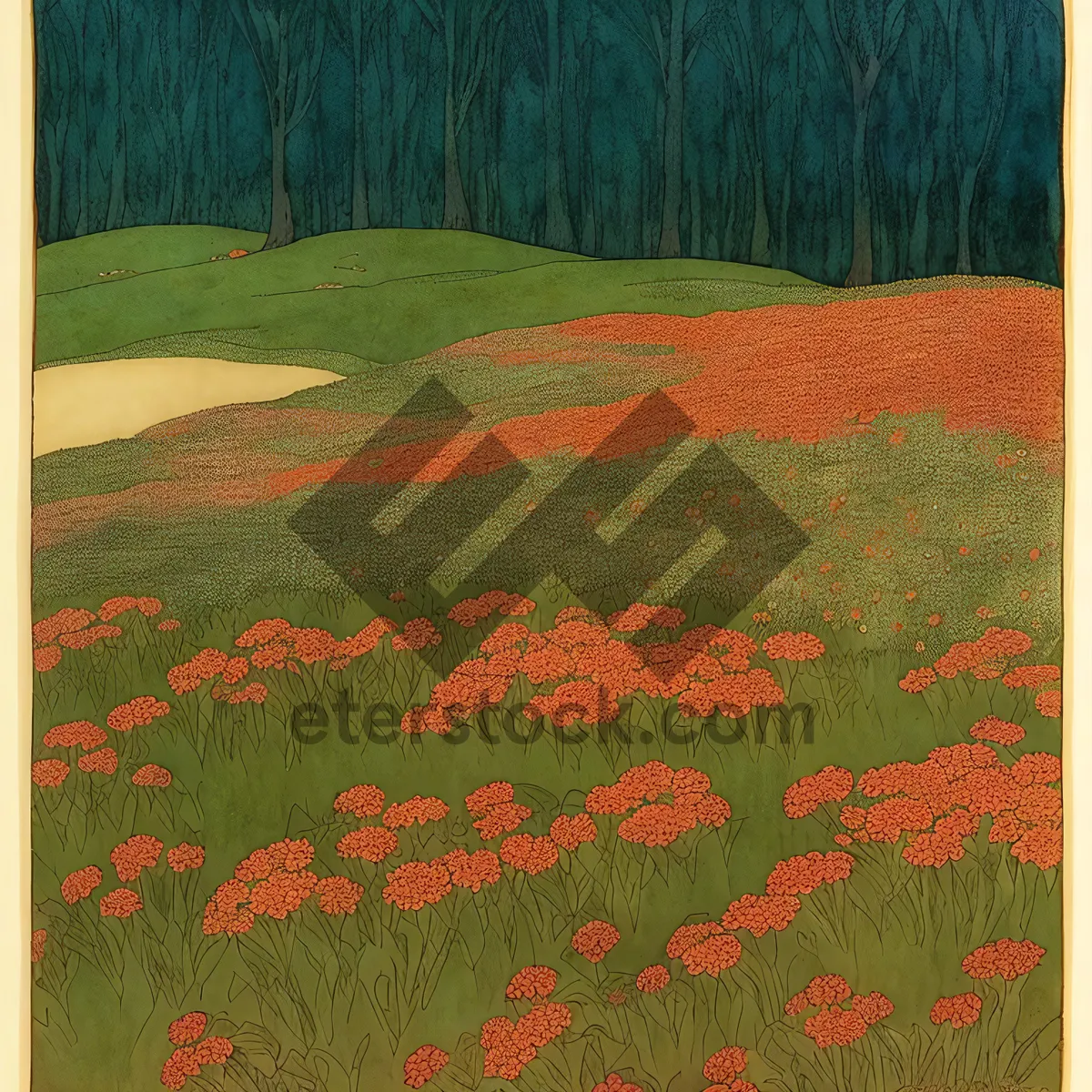 Picture of Colorful Paper Doormat - Textured Floor Cover