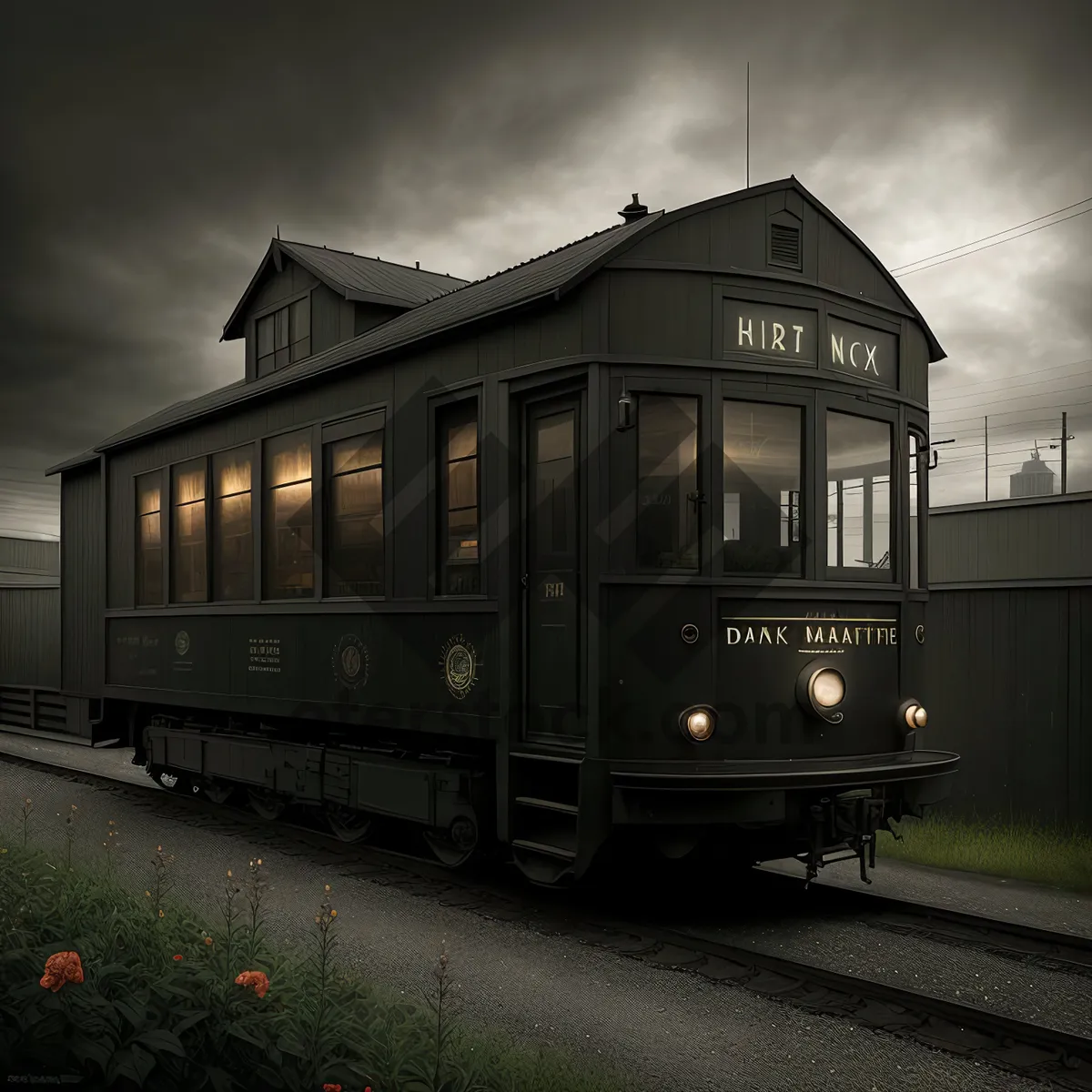 Picture of Vintage Streetcar at Historic City Station