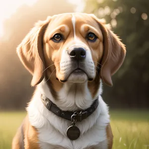 Golden Retriever Puppy: Adorable Canine Companion on Leash