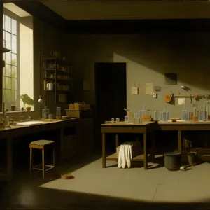 Modern interior design of a stylish restaurant.