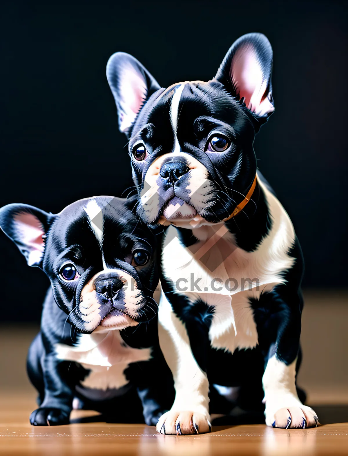 Picture of Cute Bull Terrier Puppy - Purebred Canine Pet