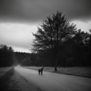 Winter Wonderland Road Trip Through Snowy Forest