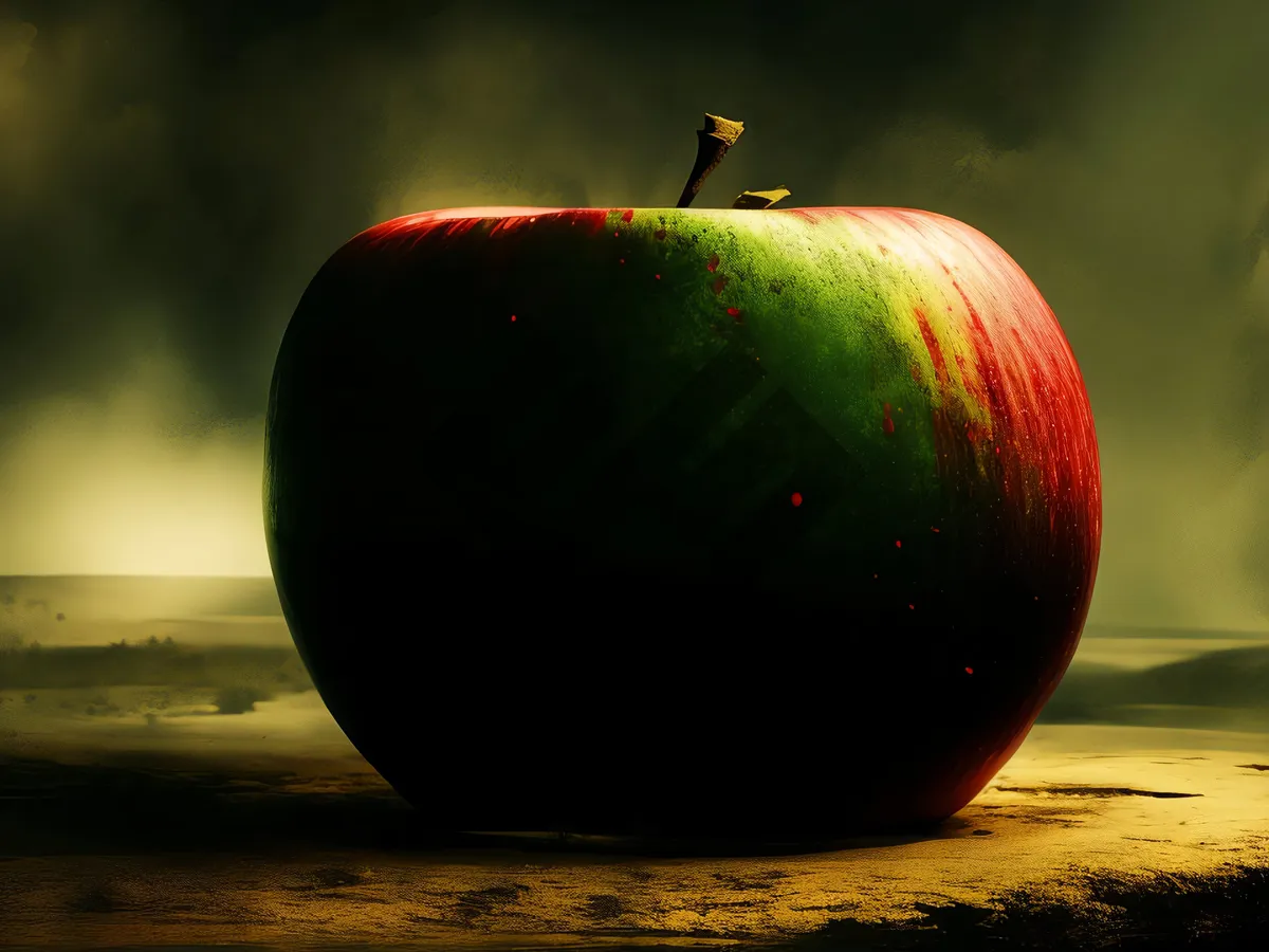 Picture of Juicy and Fresh Apple Pumpkin Fruit Decoration