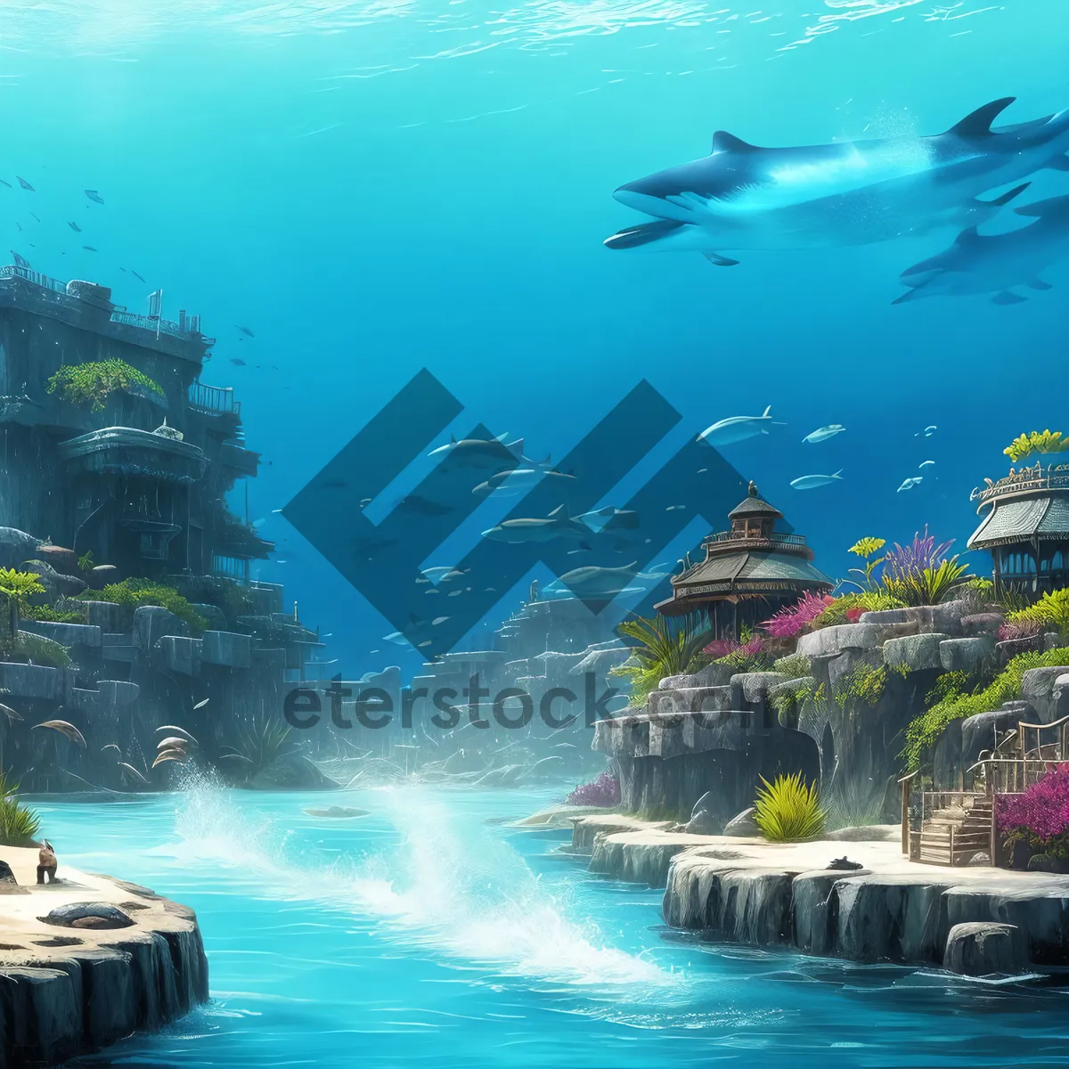 Picture of Tropical Coral Reef: Exploring an Underwater Paradise.