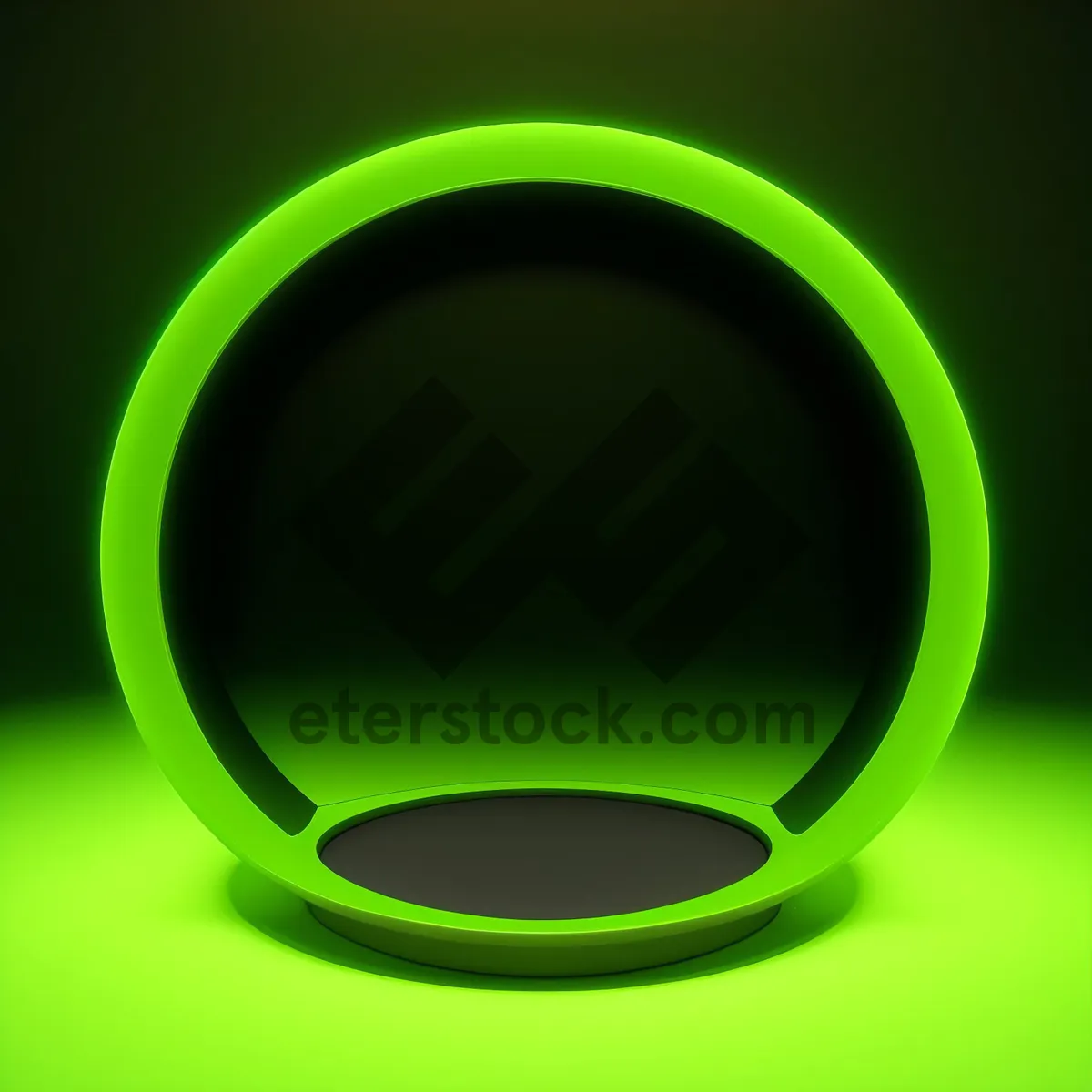 Picture of Shiny Glass Button - Web Design Symbol.