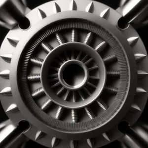 Metallic Gear Device in Industrial Machine
