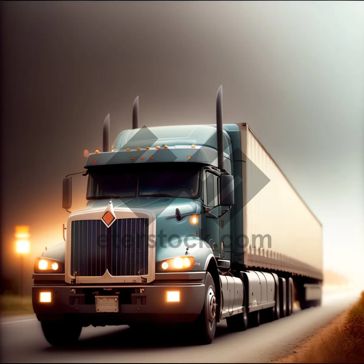 Picture of Highway Freight: Fast and Heavy Trucking on the Road