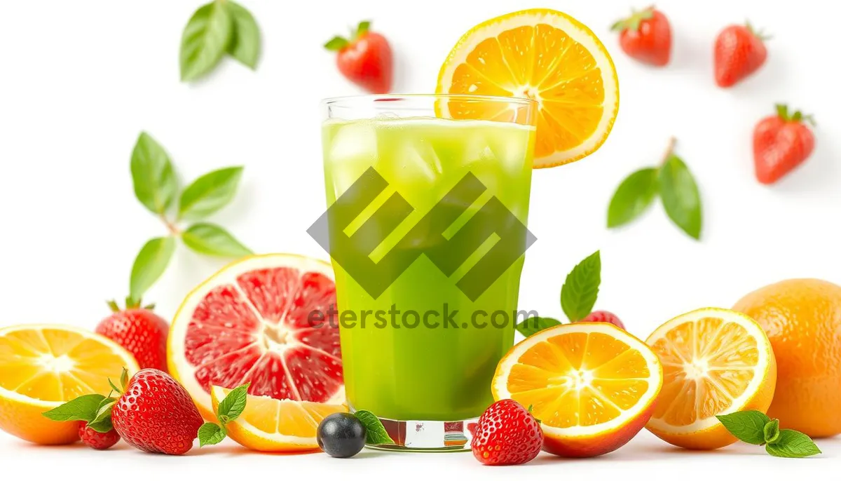 Picture of Refreshing Citrus Fruit Cocktail with Vitamin C Boost