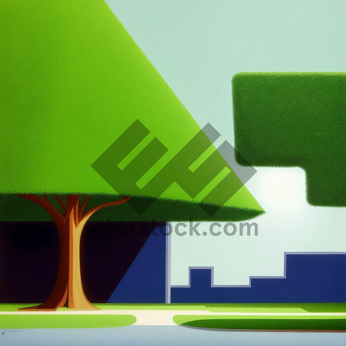 Picture of Vibrant Graphic Design Symbol - Captivating 3D Art