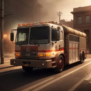 Emergency Response Vehicle on the Highway