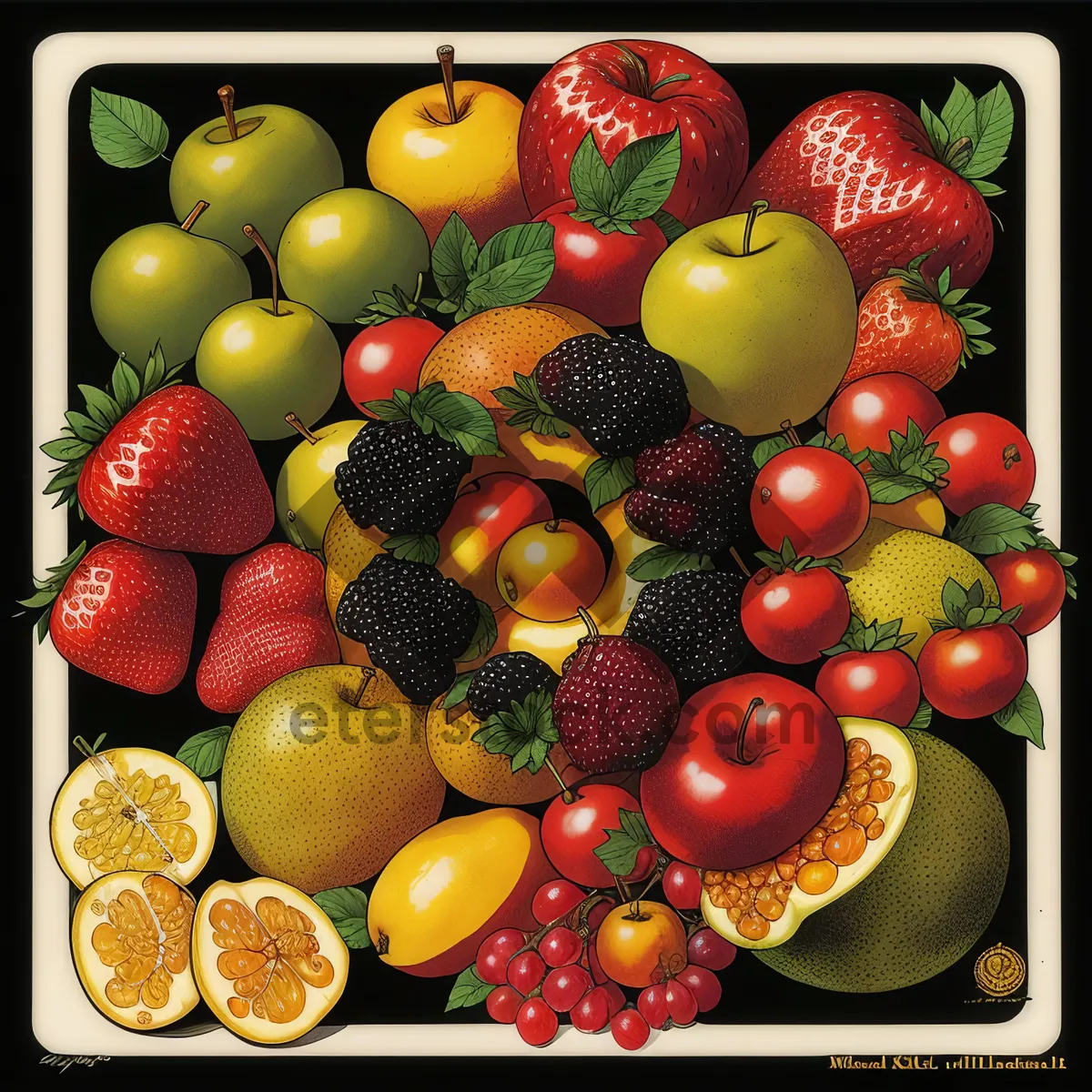 Picture of Fresh and Juicy Citrus Fruit Basket