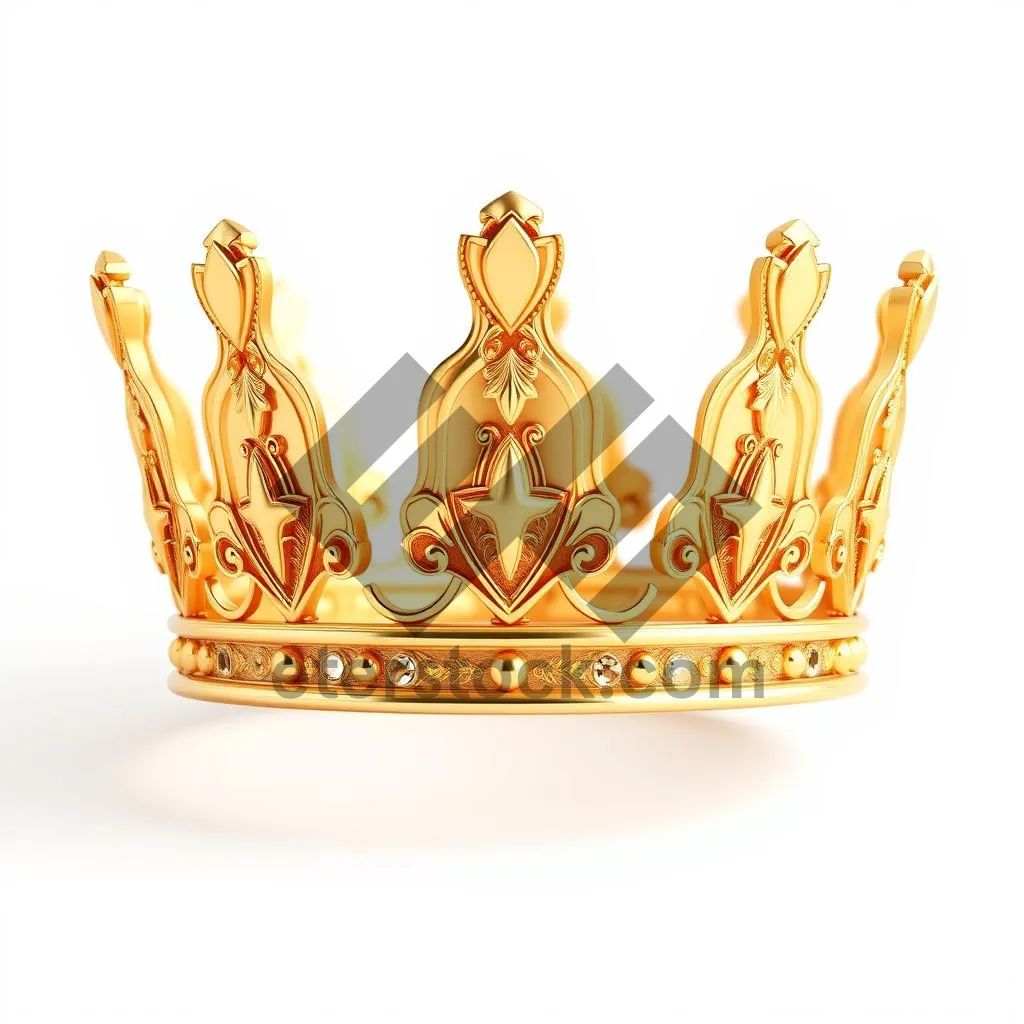 Picture of Vintage floral baron heraldry symbol with ornate design.