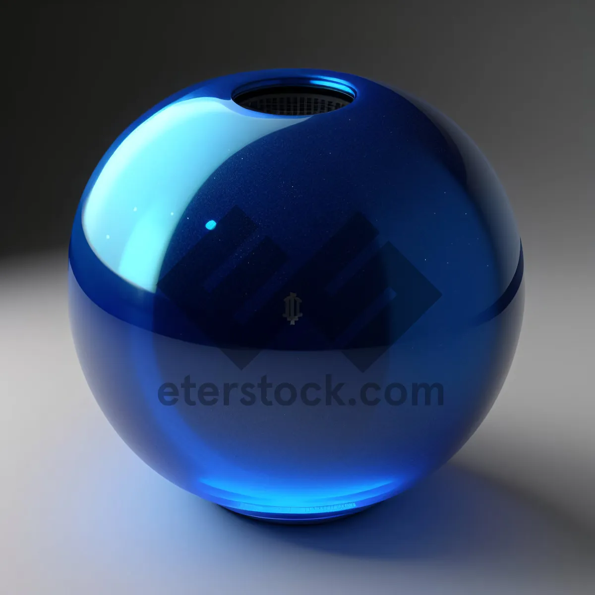 Picture of Spherical Glass Ball Relief - 3D Graphic Design