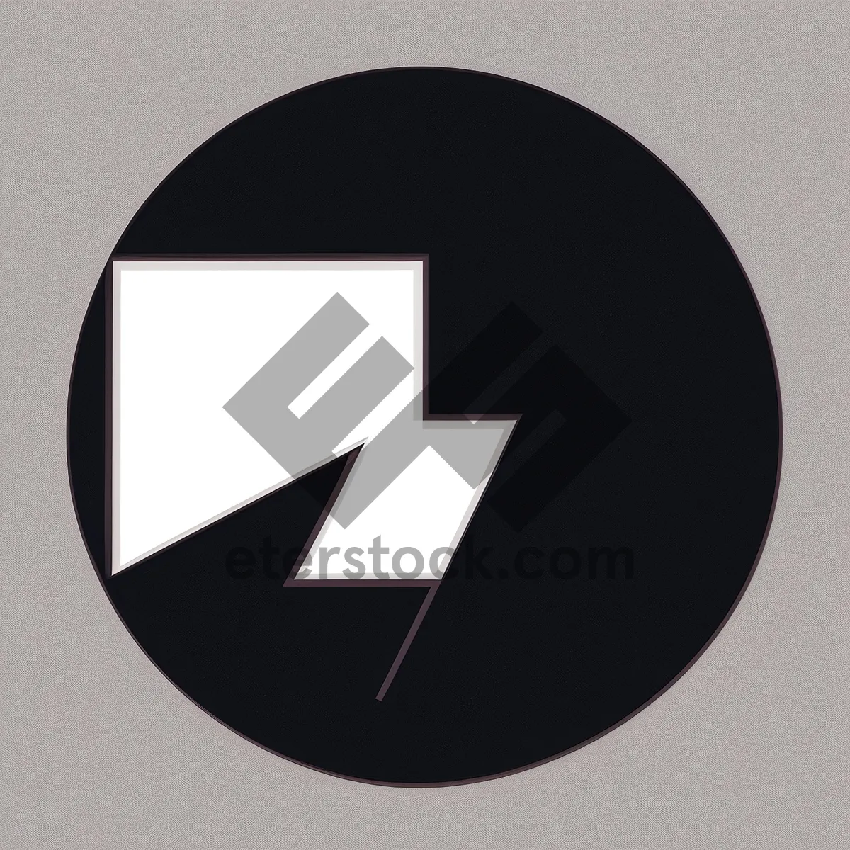 Picture of Shiny Round Black Wall Clock Icon