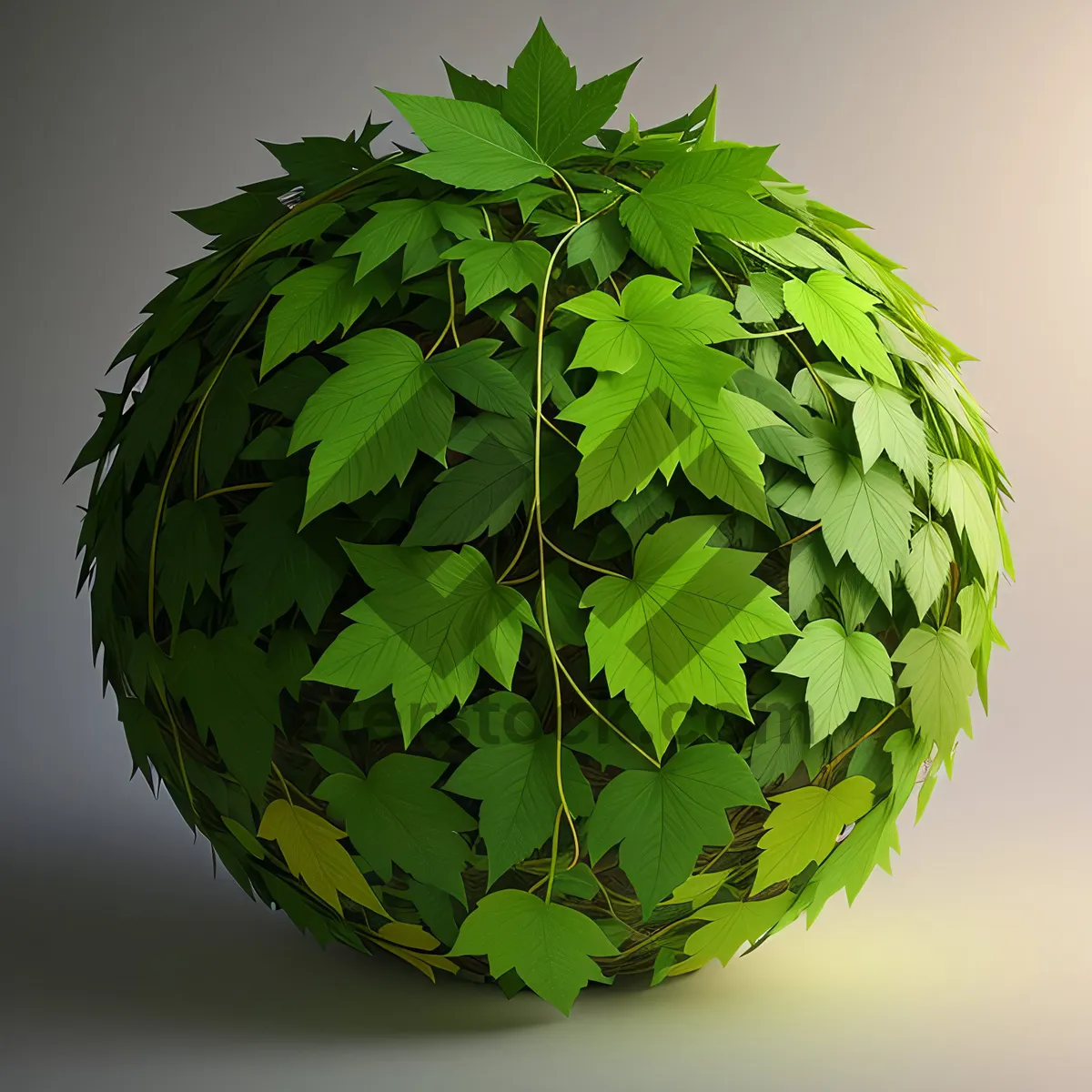 Picture of Global Tea Sphere with Earth's Bark