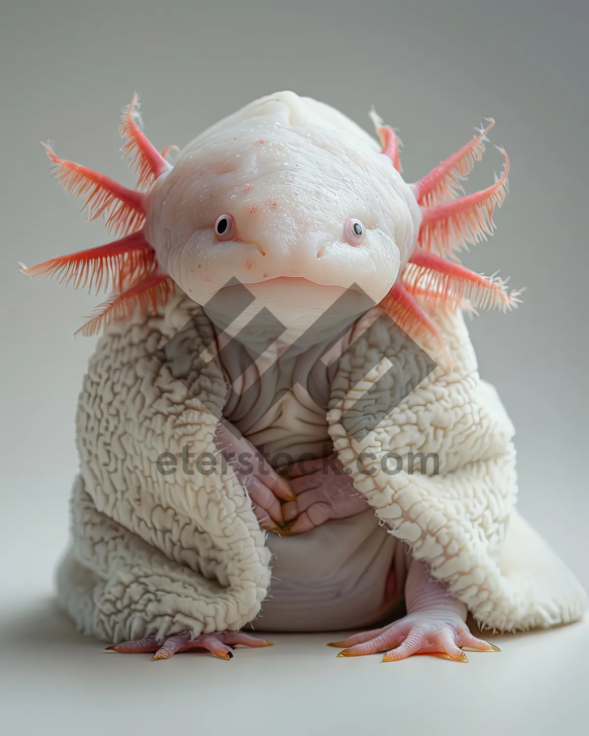 Picture of axolotl holiday toy