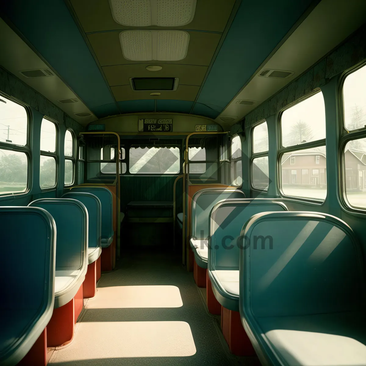 Picture of Modern Office Interior with Empty Car Seat