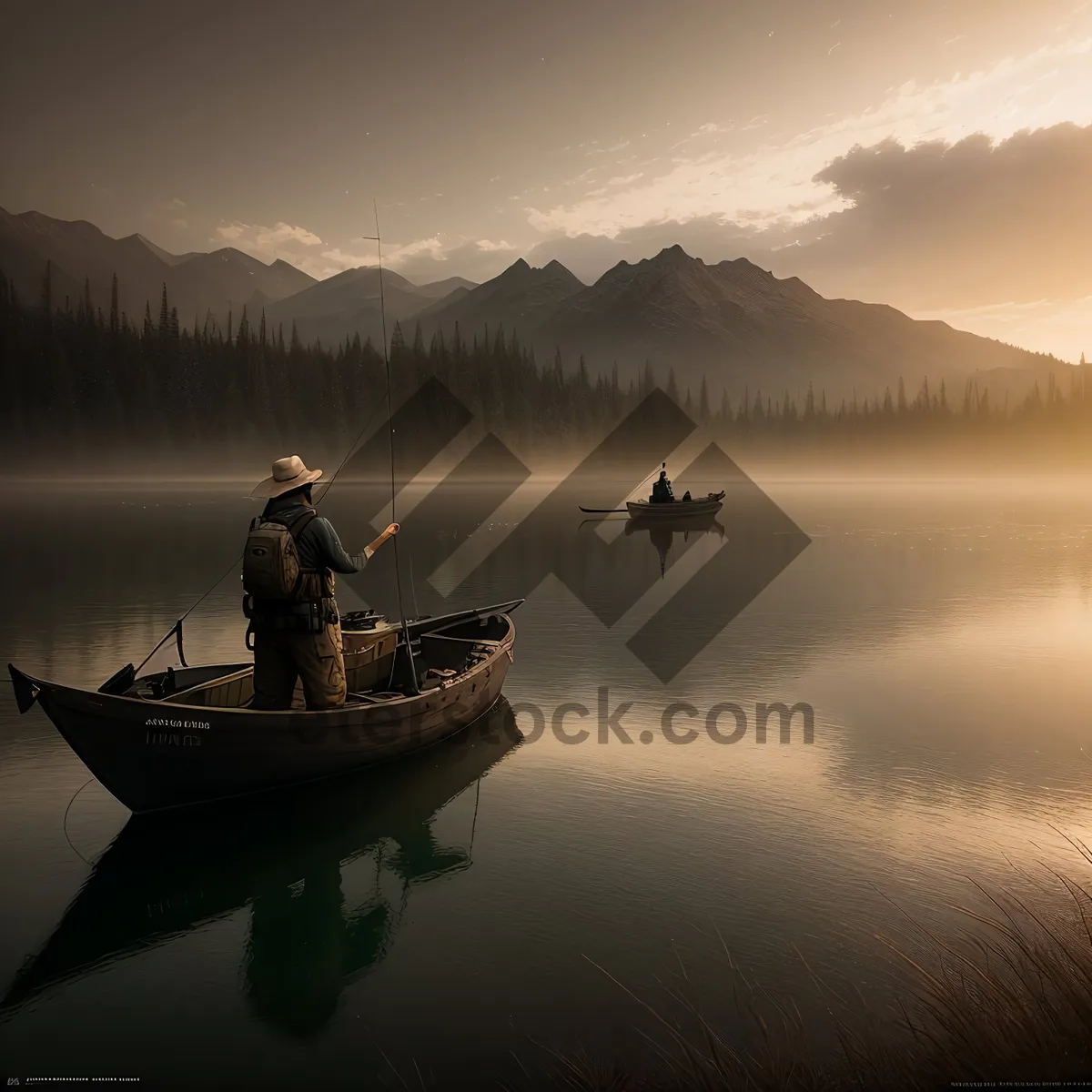 Picture of Serenity at Sea: Kayaking Adventure Amidst Stunning Sunset