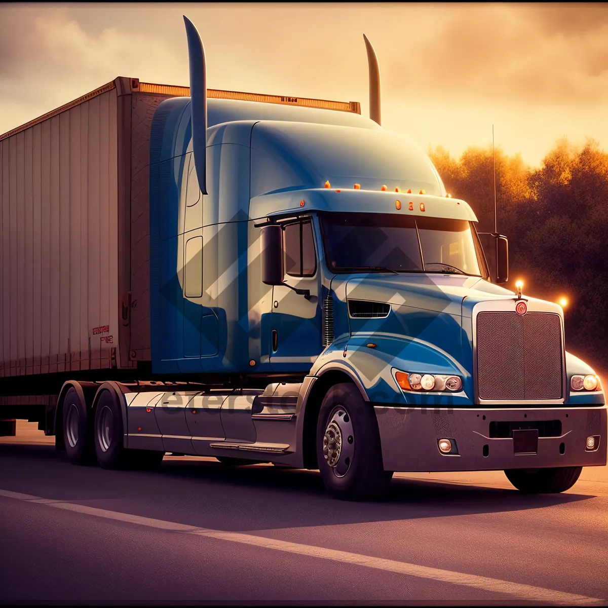 Picture of Freight Hauler: Fast, Reliable Transportation on the Open Highway