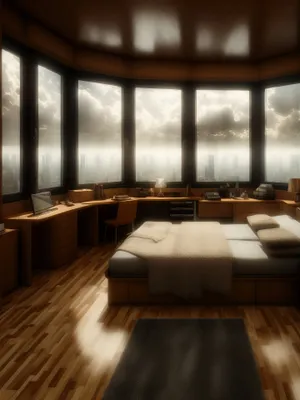 Modern Luxury Interior Design with Wood Furniture