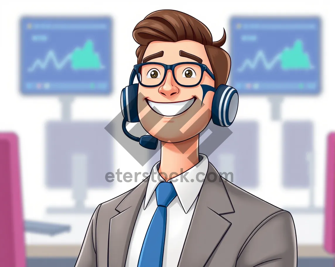 Picture of Cartoon clip art of a young boy.