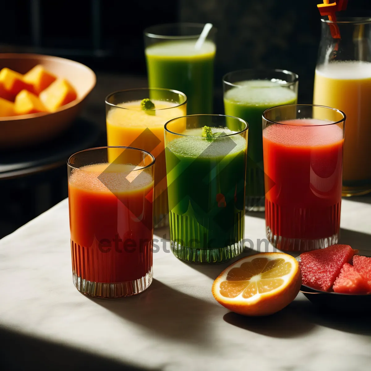 Picture of Fresh Orange Juice for a Healthy Breakfast Option