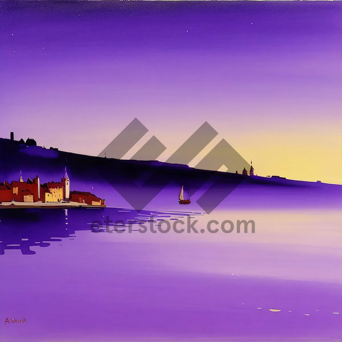 Picture of Sunset over Tropical Beach
