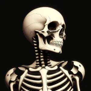 Terrifying 3D Sculpture of Human Skull
