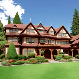 Elegant Villa with Historic Brick Architecture