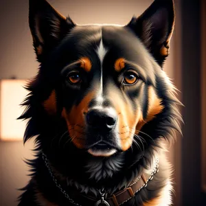 Adorable Border Collie Shepherd Dog: Cute and Purebred