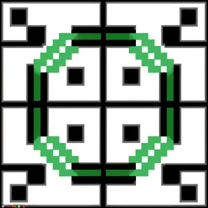 Pixel Icon Set for Web Design: Business Graphic Buttons