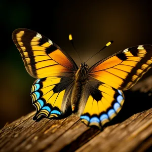 Vibrant Monarch Butterfly in Beautiful Garden