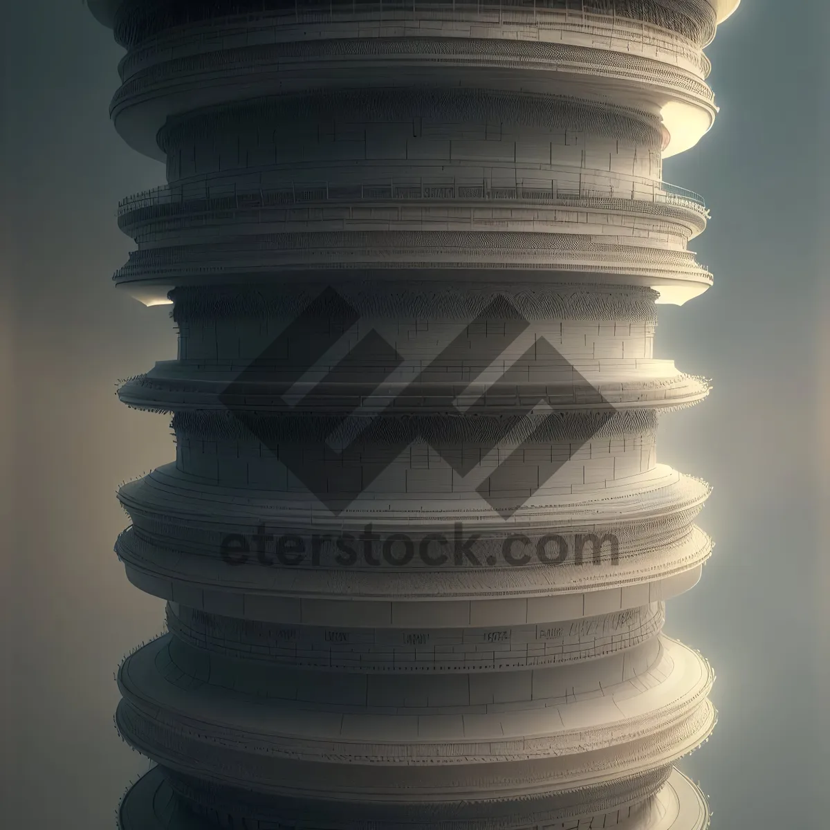 Picture of Stack of Coins - Symbolizing Financial Wealth and Savings