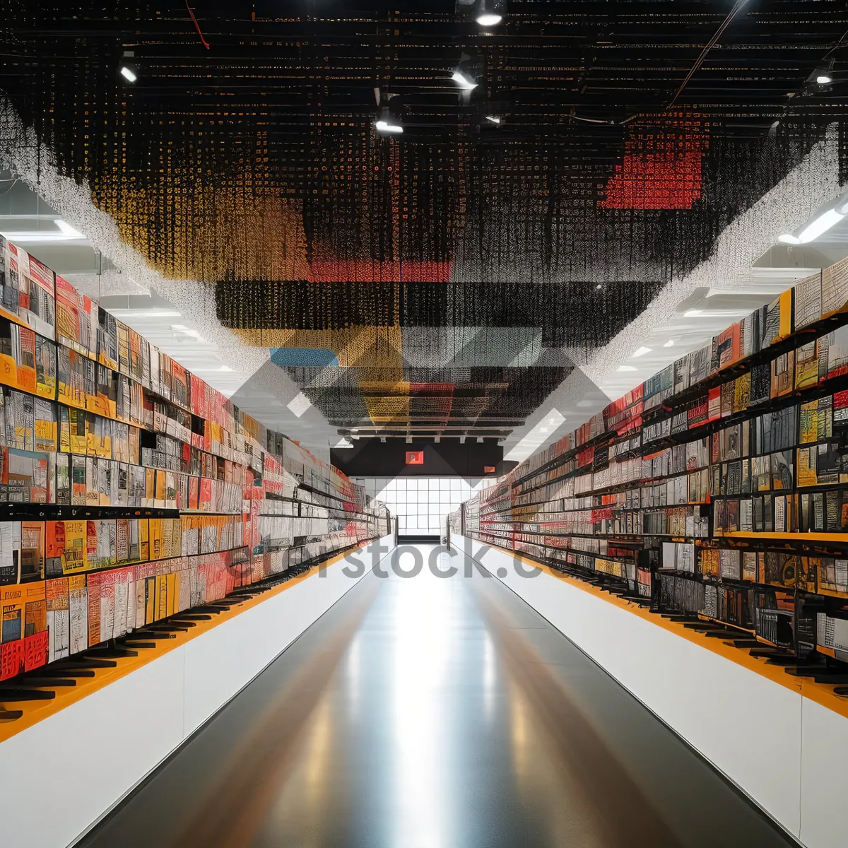 Picture of Modern and Urban Library Interior in the City