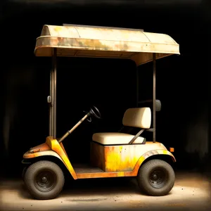 Golf Cart: Sports Vehicle for Driving on the Green
