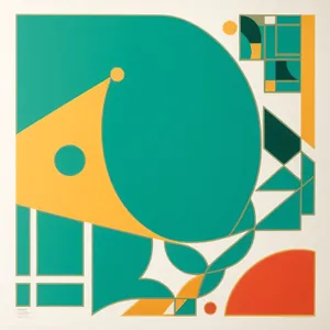 Graphic Design Icon Set on Paper