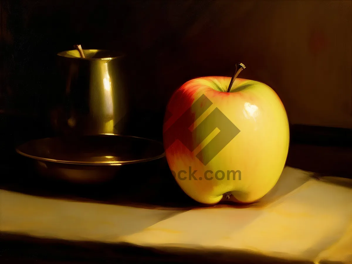Picture of Nutritious Granny Smith and Golden Delicious apples