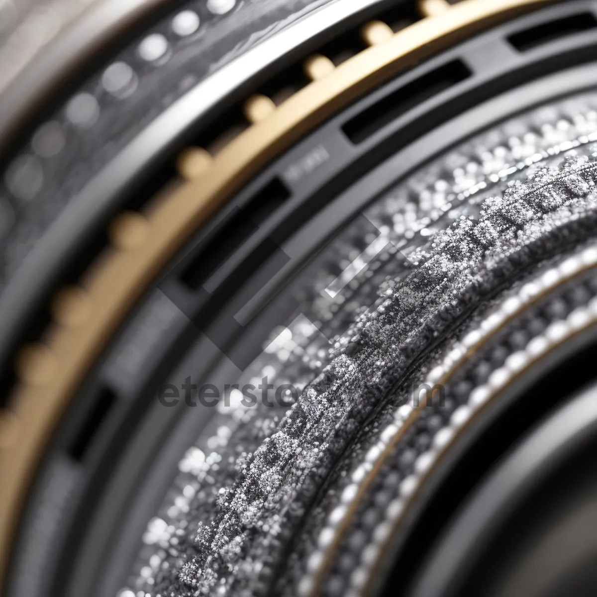 Picture of Camera Lens Shutter Mechanism - Close-Up View