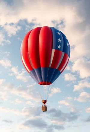 Colorful Hot Air Balloon Adventure in the Sky