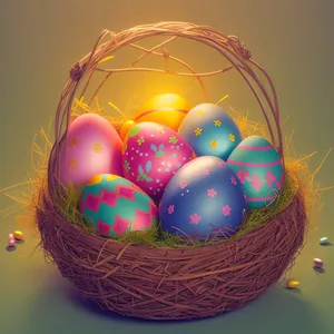 Vibrant Easter Egg Decorations