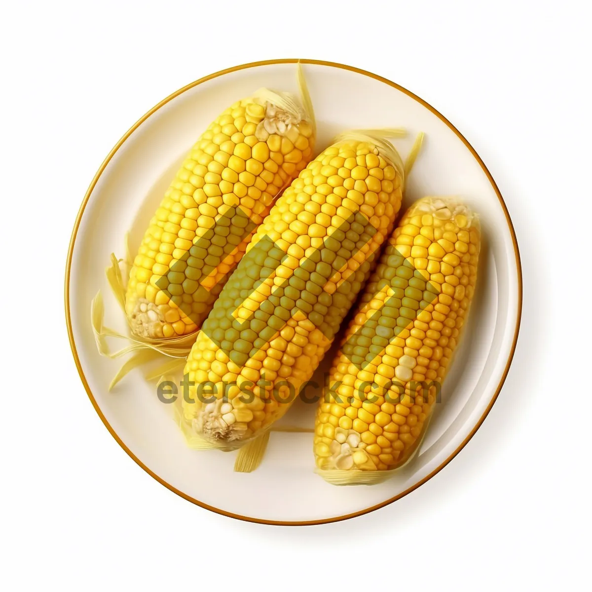 Picture of Fresh Sweet Corn Cob, Healthy Gourmet Snack