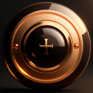Shiny Black Glass-Button Icon Set