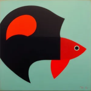 National Soccer Emblem Symbol with Flag and Umbrella