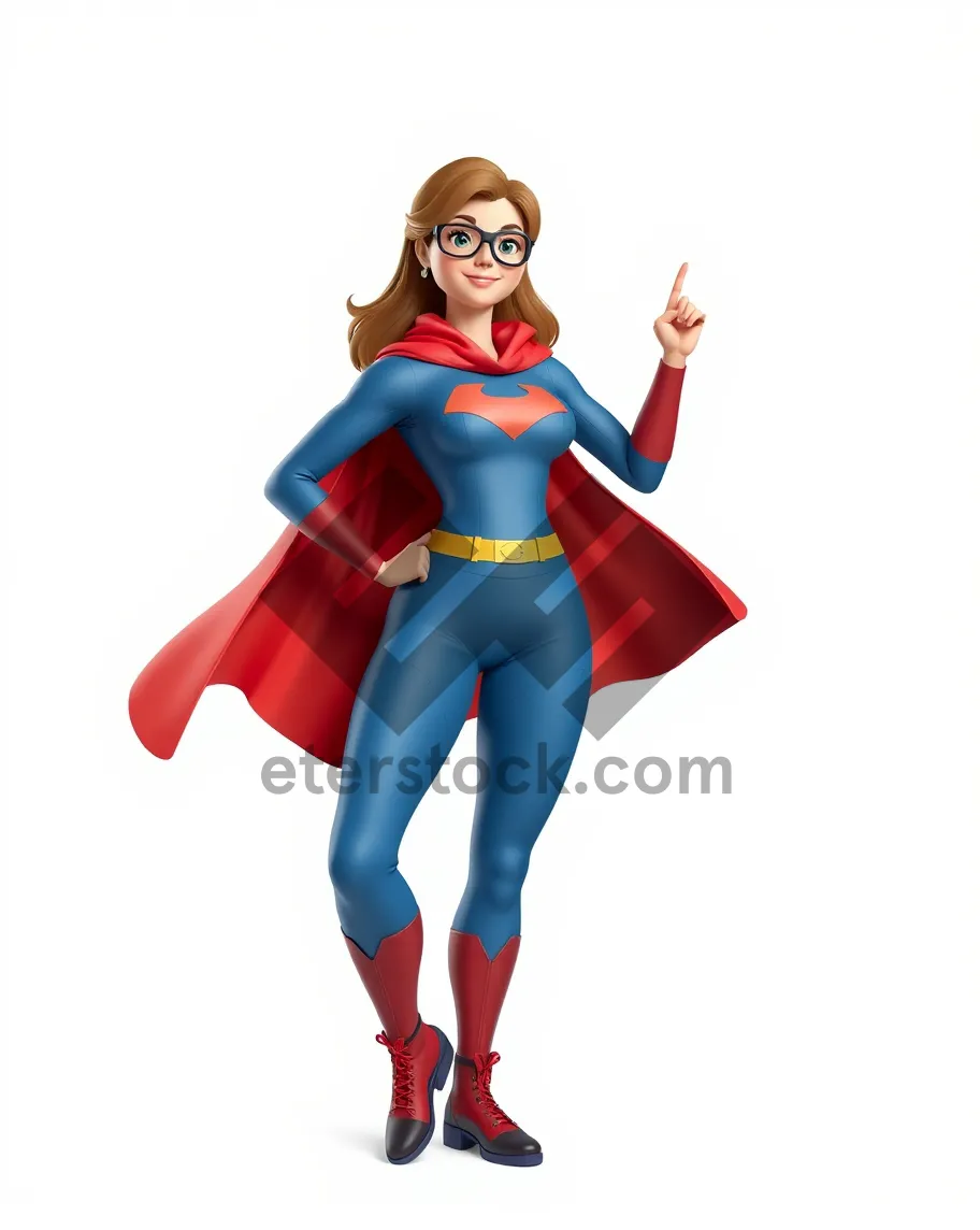 Picture of Silhouette of person wearing cape in dramatic pose