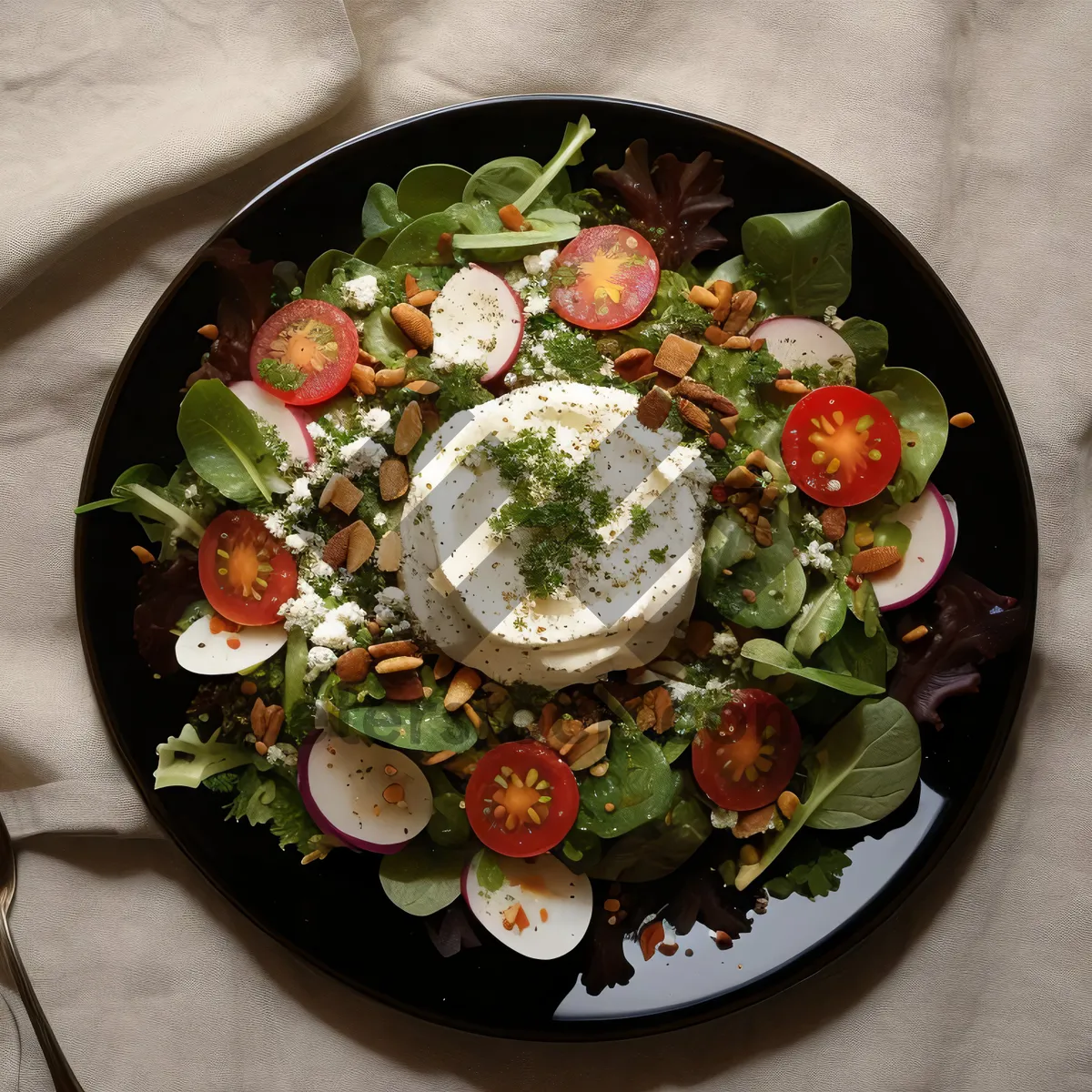 Picture of Gourmet Grilled Vegetable Salad with Tomato Sauce