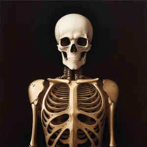 Bones of Terror: A Spine-Chilling Skeleton Sculpture