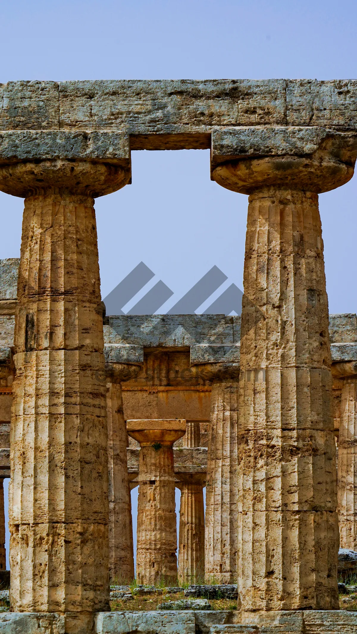 Picture of Ancient Temple Ruins in Historic Cityscape