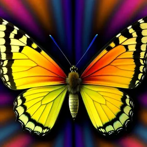 Vibrant Monarch Butterfly: A Captivating Splash of Colors