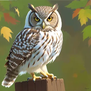 Stunning Yellow-eyed Falcon in Portrait Pose