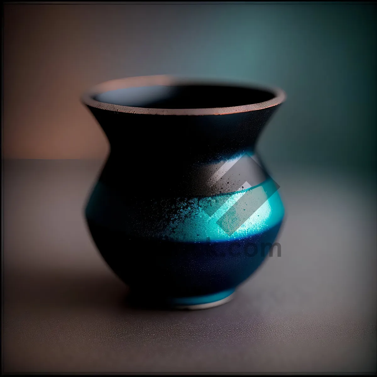 Picture of Hot Morning Tea in Ceramic Cup with Saucer